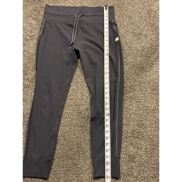 Vuori Drawstring Waist Daily Sport Leggings VW459 Pants Azure Grey Size XL - Picture 2 of 10